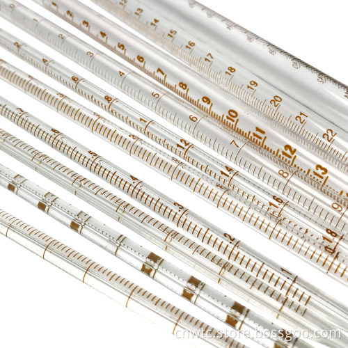 Graduated Glass Pipette: Laboratory Glass Serological Measuring Pipette